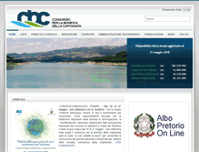 Tablet Screenshot of consorzio.fg.it